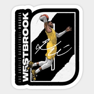 Russell Westbrook Los Angels L Stretch Sticker